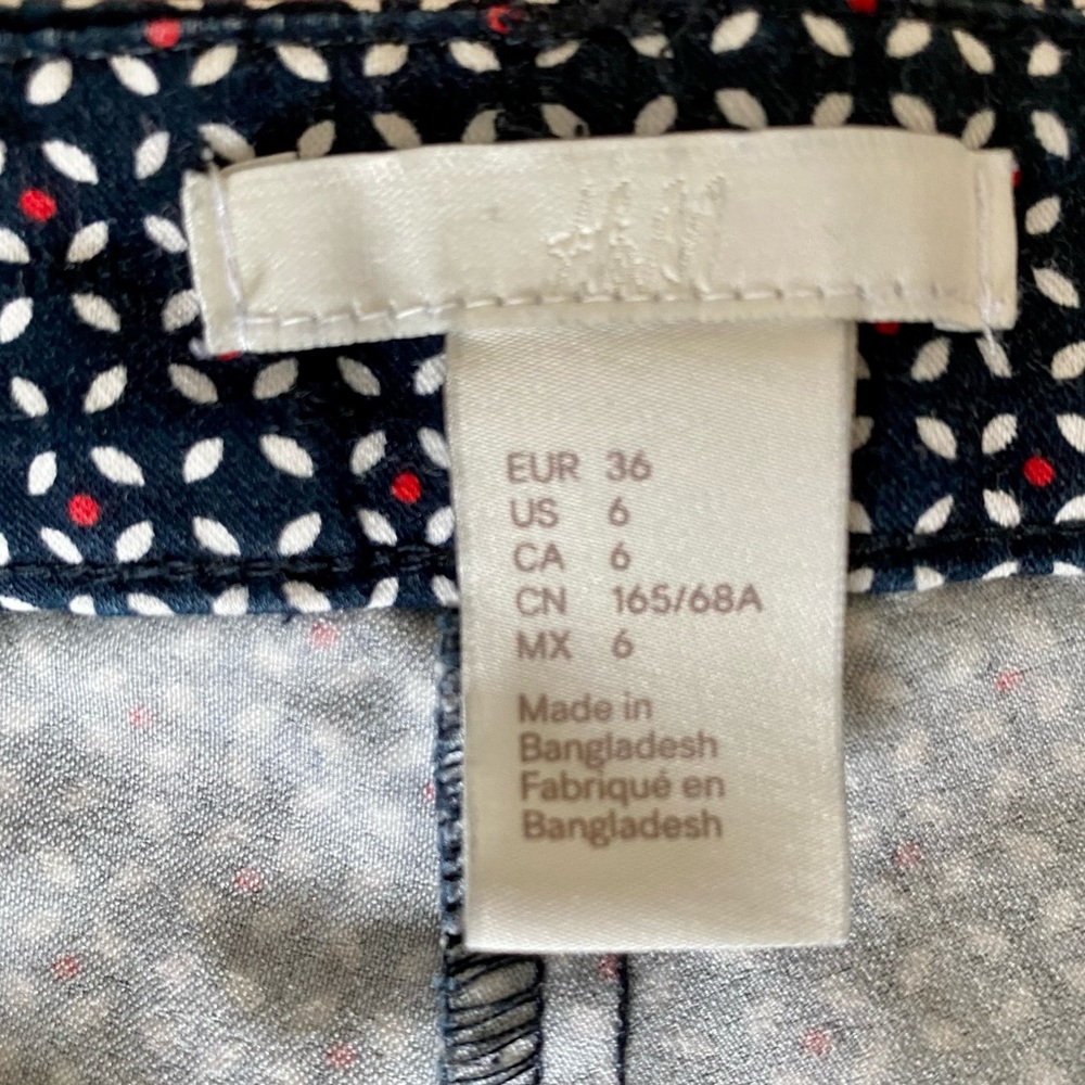 H&M patterned work pants - Picture 4 of 5